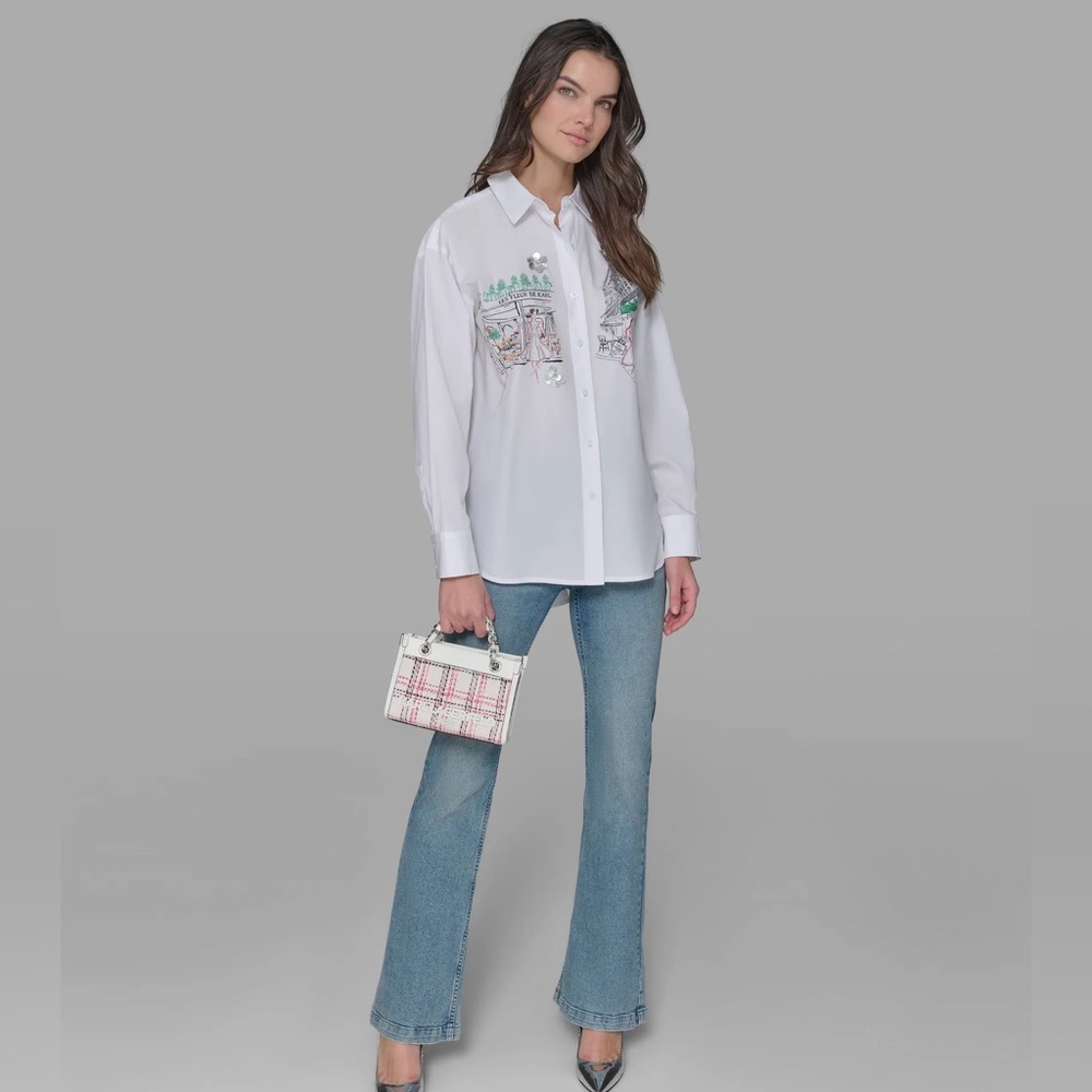 Karl Lagerfeld les fleur du Karl Shirt